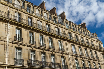 Fototapeta na wymiar beautiful Parisian streets view paris,france Europe