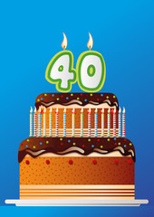 Anniversaire Gateau_40 ans