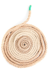 Fototapeta premium Skein of rope isolated on white