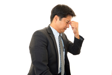 苦悩するビジネスマン