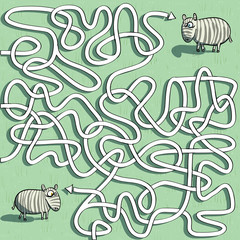 Zebras Maze Game