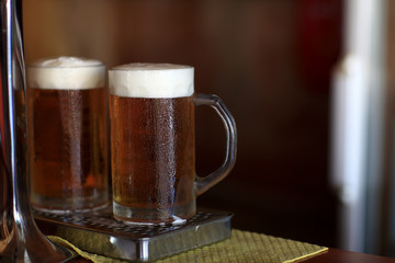 Two glass of beer