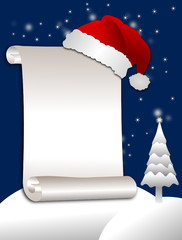 Waldweihnacht mit Wunschzettel