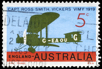 AUSTRALIA - CIRCA 1969 Vickers Vimy Plane