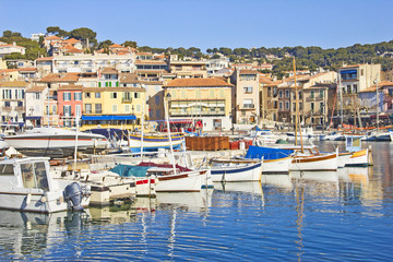 Boats in Cassis, France