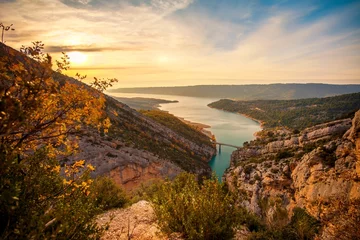 Peel and stick wall murals Chocolate brown Beautiful view of Gorges du Verdon, France
