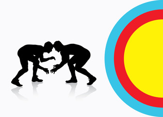 Wrestling background