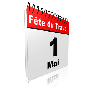 Illustration Stock Ephéméride jour férié : fête du travail | Adobe Stock