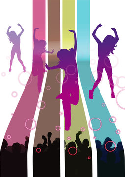 danseuses en d&eacute;monstration