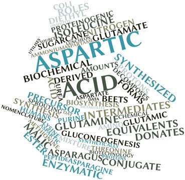Word cloud for Aspartic acid