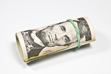 Abraham Lincoln - Dollar - obrazy, fototapety, plakaty