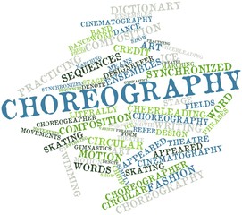 Word cloud for Choreography