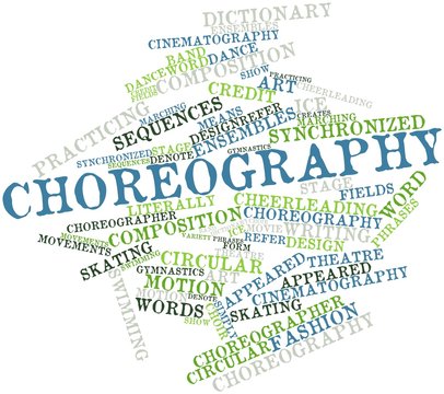 Word cloud for Choreography
