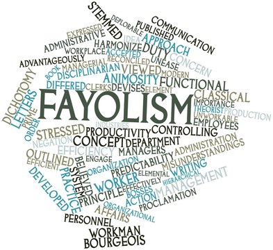 Word cloud for Fayolism