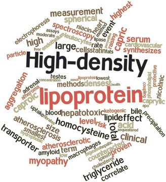 Word cloud for High-density lipoprotein