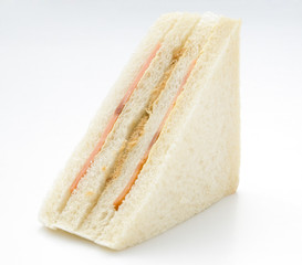 homemade sandwich with shredded pork