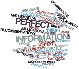 Word cloud for Perfect information