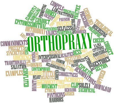 Word cloud for Orthopraxy
