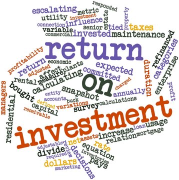 Word cloud for Return on investment