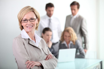 Fototapeta premium portrait of a businessteam