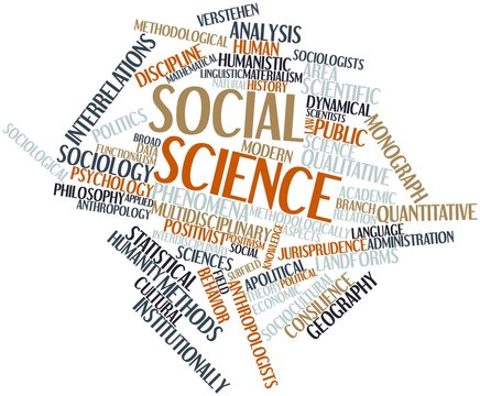 Word cloud for Social science