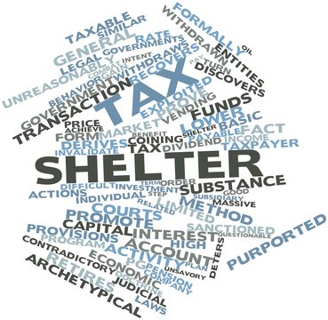 Word cloud for Tax shelter