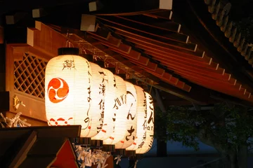 Fotobehang japanese lanterns © Yury Zap