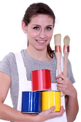woman painter
