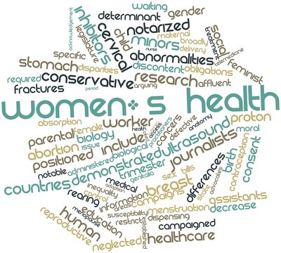 Word cloud for Women's health