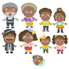 cartoon family icon