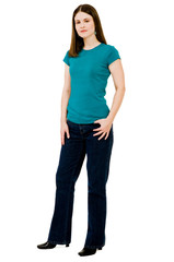 Obraz premium Young woman posing