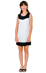 Portrait of teenage girl posing