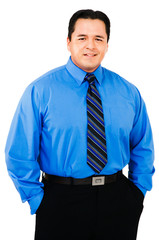 Businessman standing