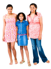 Obraz premium Posing friends standing