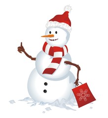 snowman shopping - 47409954