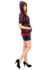 Portrait of a woman posing