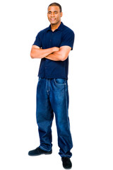 Fototapeta premium Happy man posing