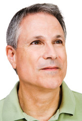 Obraz premium Close-up of a man day dreaming