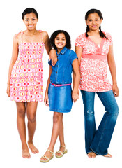 Obraz premium Three friends standing