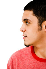 Obraz premium Close-Up Of Man Thinking