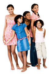 Obraz premium African American friends standing