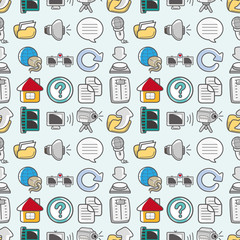 seamless web pattern