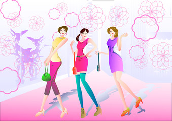 女性　ストリート