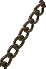 Fototapeta premium Black chain isolated