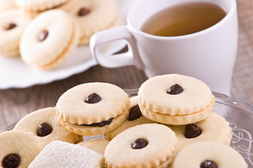 Chocolate biscuits.