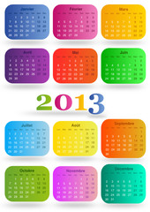 Calendrier 2013 Français