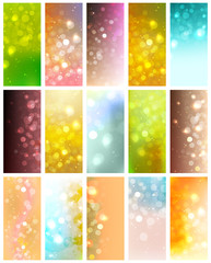 beautiful vertical banner & business card set