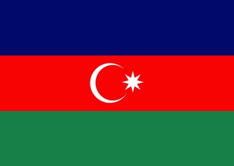 Azerbaijan Flag