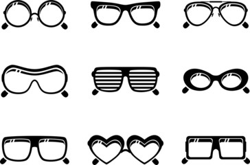 black sunglasses icons