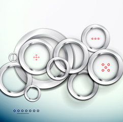 Abstract 3d geometrical background